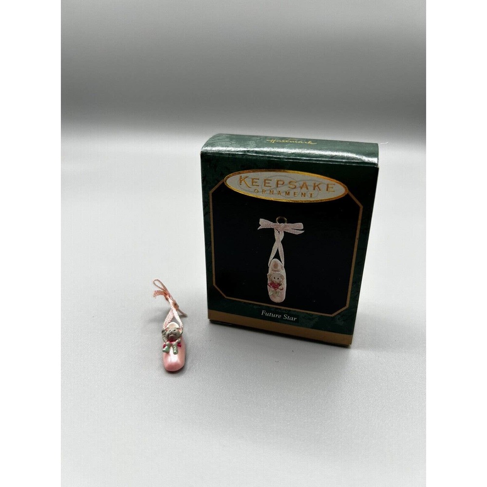 Future Star 1997 Miniature She Is A Pretty Ballerina Dancer Hallmark Ornament